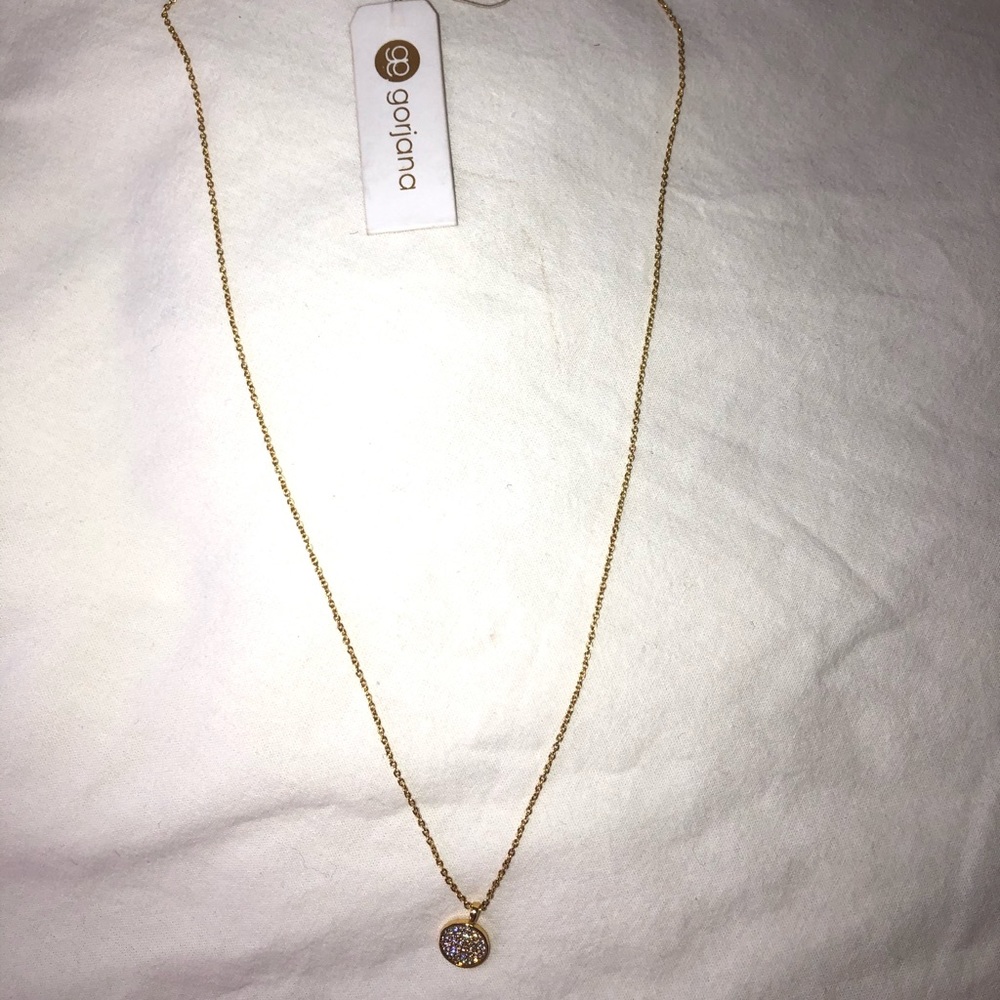 Gorjana hold pave necklace